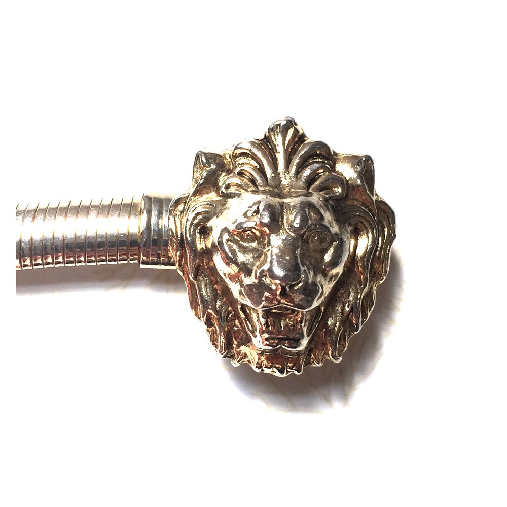 Vintage Anne Klein gold tone lion belt